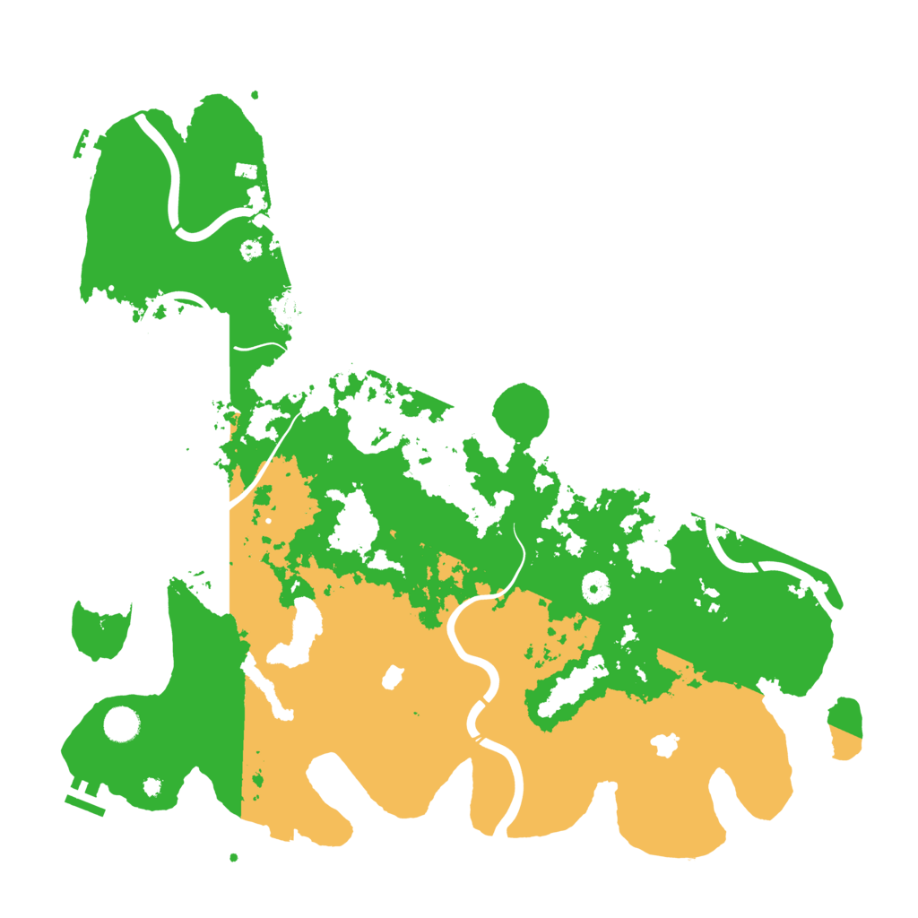 Biome Rust Map: Procedural Map, Size: 4500, Seed: 6980753