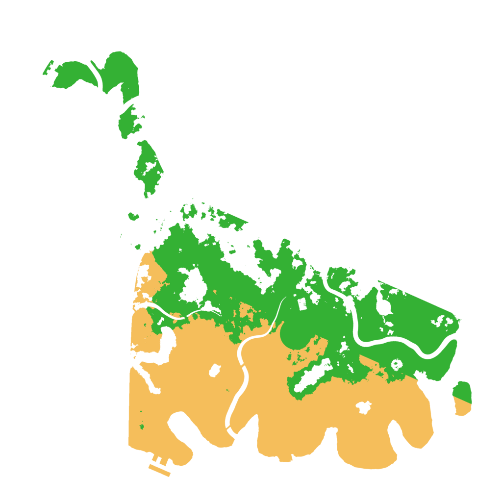 Biome Rust Map: Procedural Map, Size: 4500, Seed: 6980753