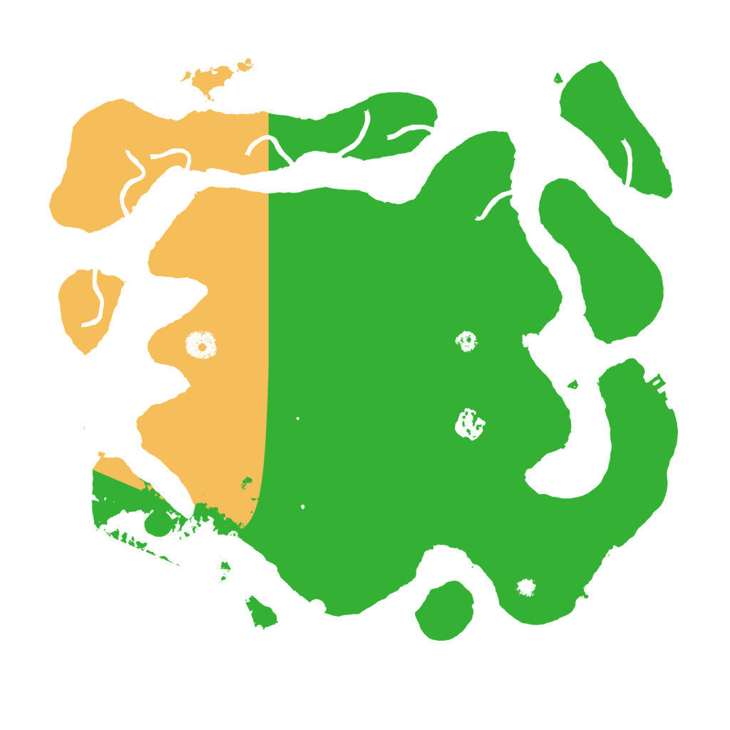 Biome Rust Map: Procedural Map, Size: 3700, Seed: 660984860