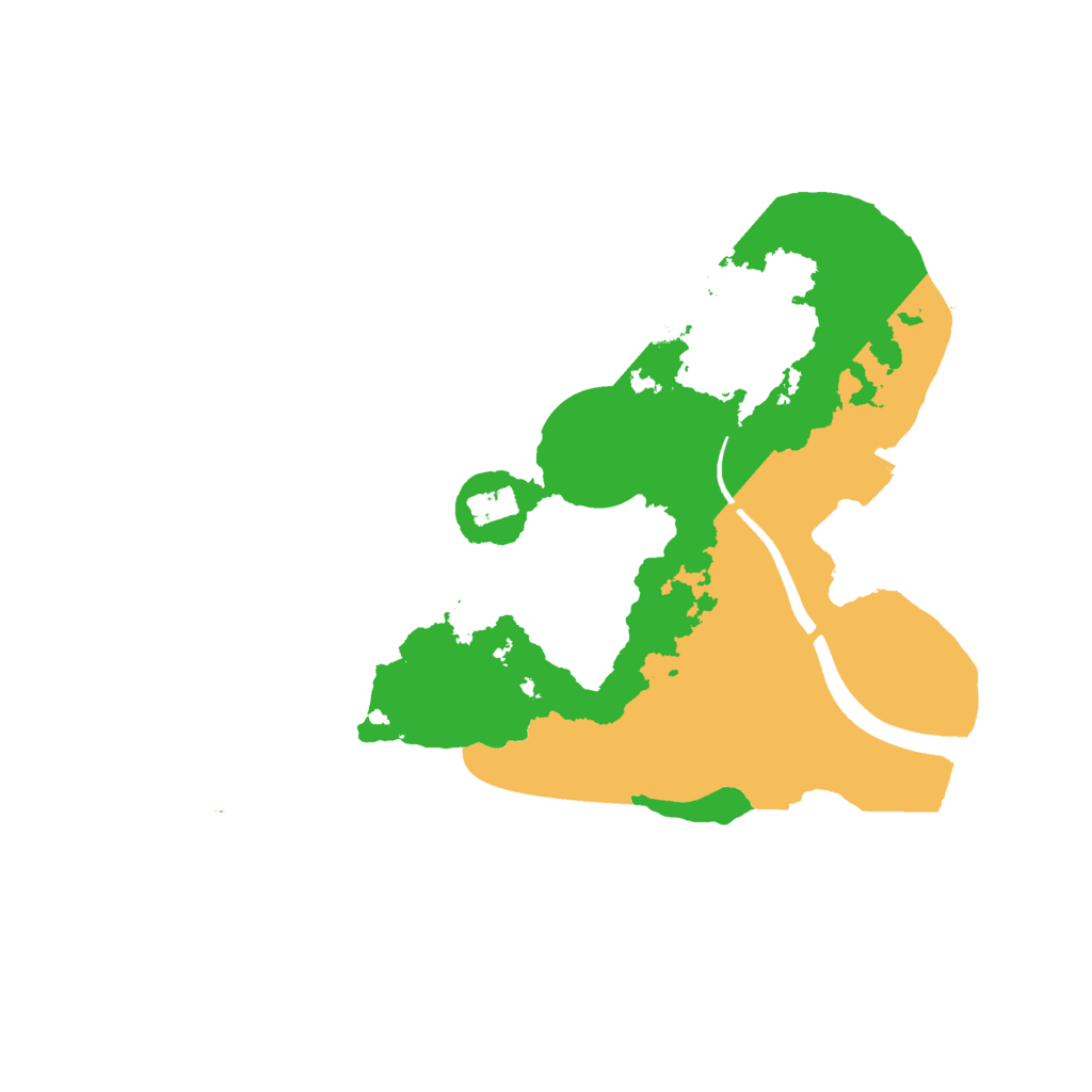 Biome Rust Map: Procedural Map, Size: 2500, Seed: 213