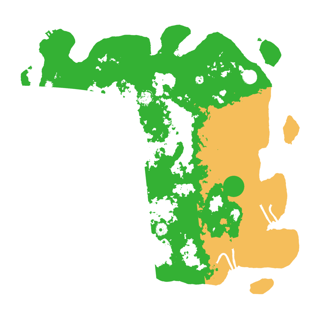 Biome Rust Map: Procedural Map, Size: 4000, Seed: 1413491