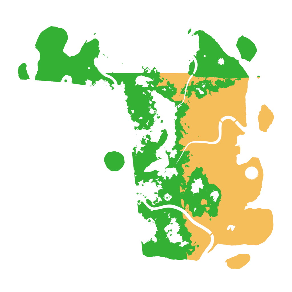 Biome Rust Map: Procedural Map, Size: 4000, Seed: 1413491