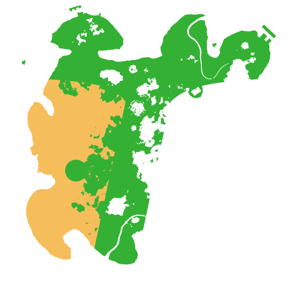 Biome Rust Map: Procedural Map, Size: 3550, Seed: 325806