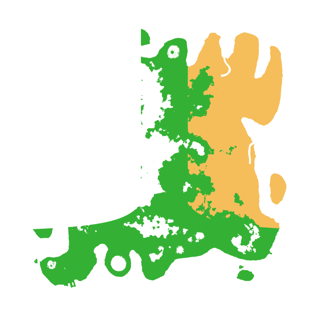 Biome Rust Map: Procedural Map, Size: 3700, Seed: 6332505