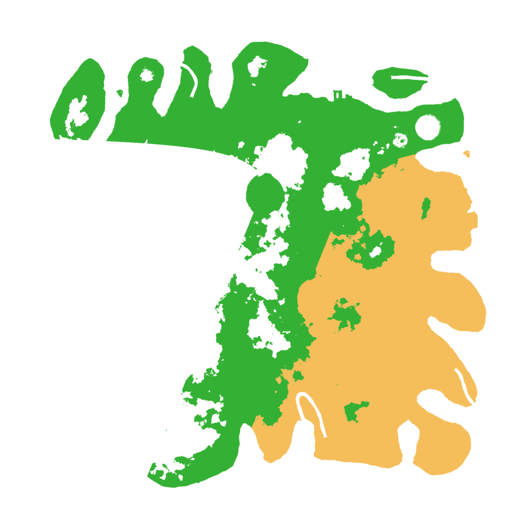 Biome Rust Map: Procedural Map, Size: 3700, Seed: 12345