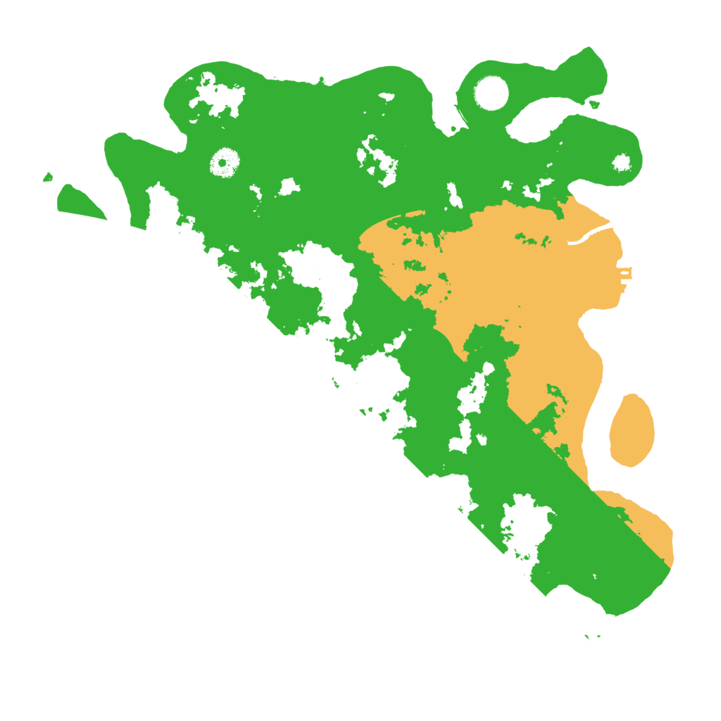 Biome Rust Map: Procedural Map, Size: 3700, Seed: 2025816