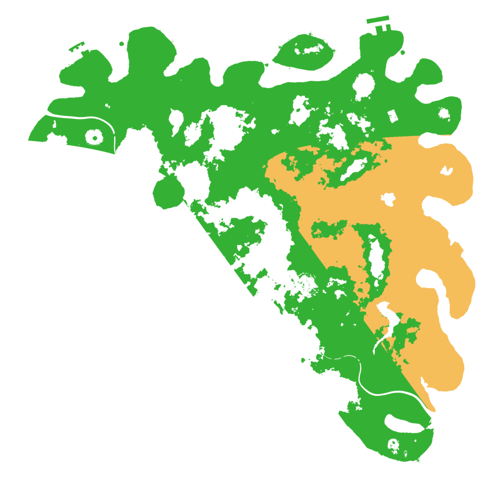 Biome Rust Map: Procedural Map, Size: 4500, Seed: 28362
