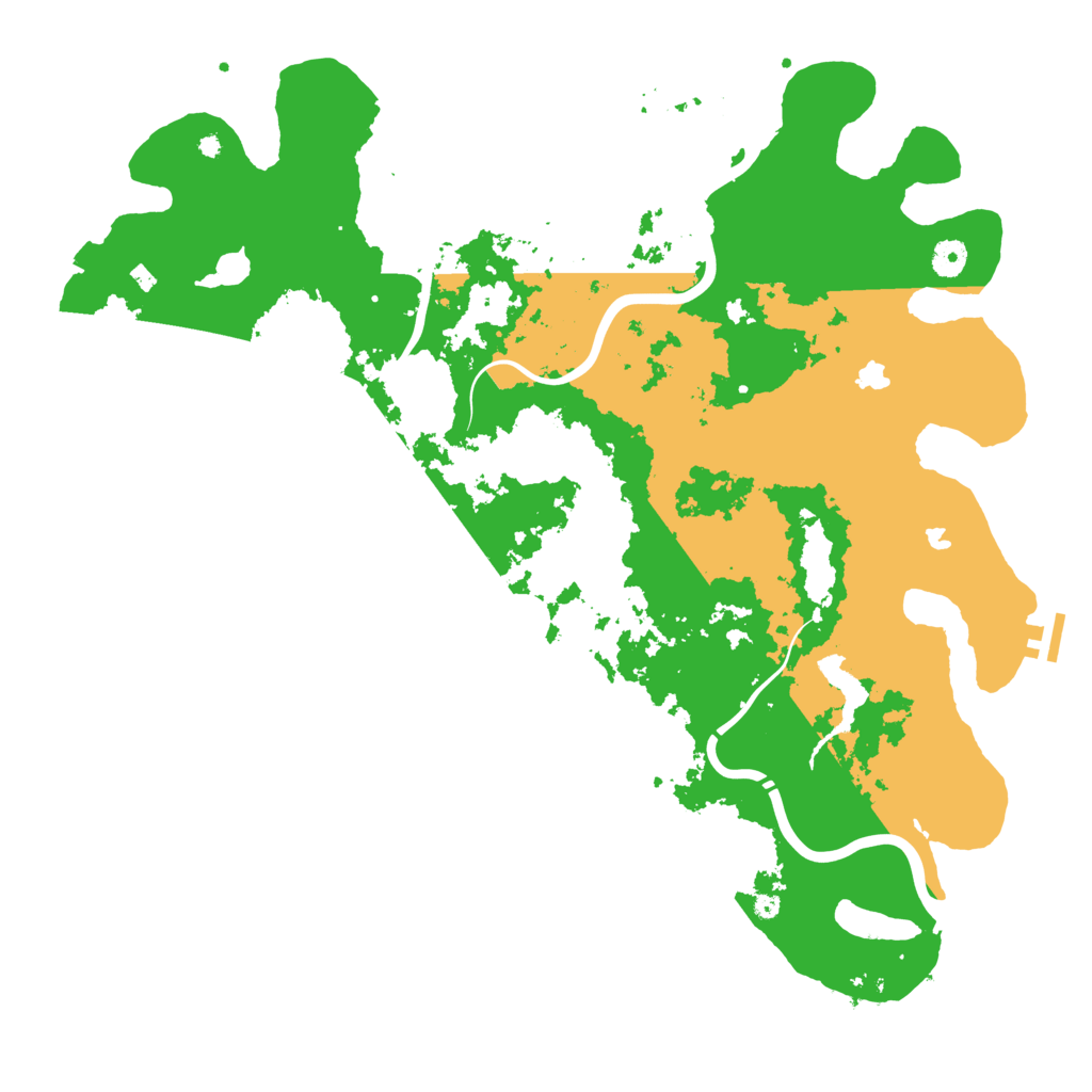 Biome Rust Map: Procedural Map, Size: 4500, Seed: 28362