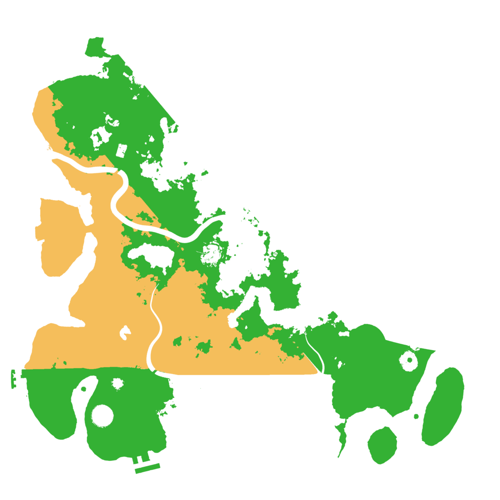 Biome Rust Map: Procedural Map, Size: 4000, Seed: 657334