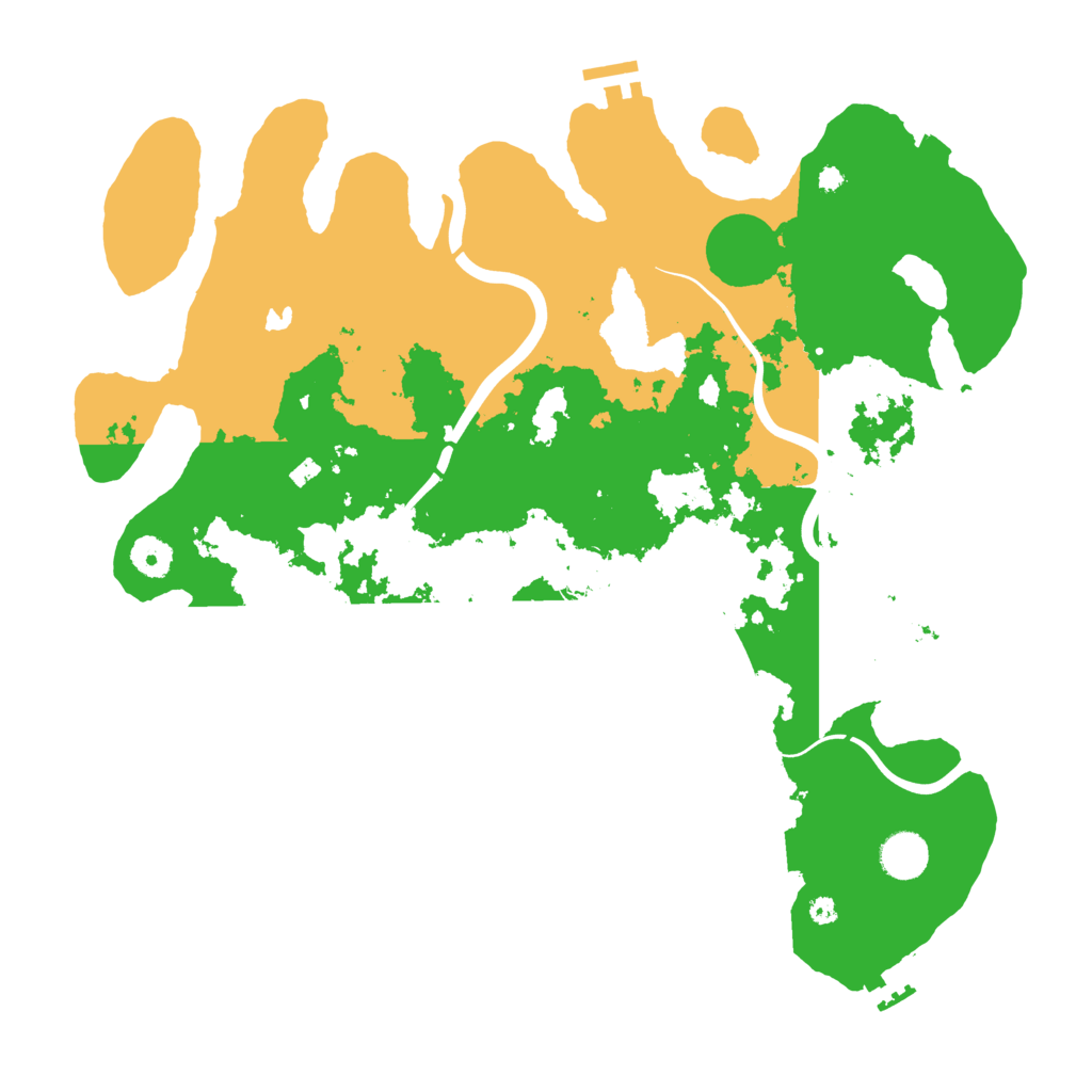 Biome Rust Map: Procedural Map, Size: 4000, Seed: 544549