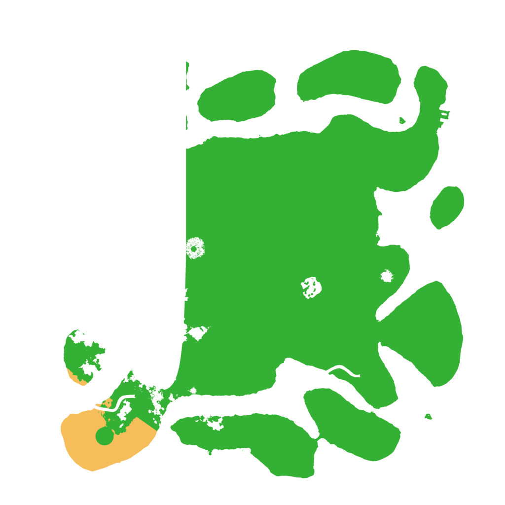 Biome Rust Map: Procedural Map, Size: 3700, Seed: 4707328