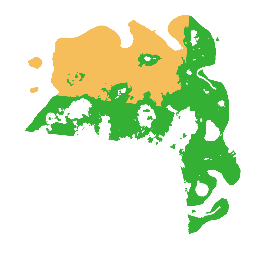 Biome Rust Map: Procedural Map, Size: 3500, Seed: 335