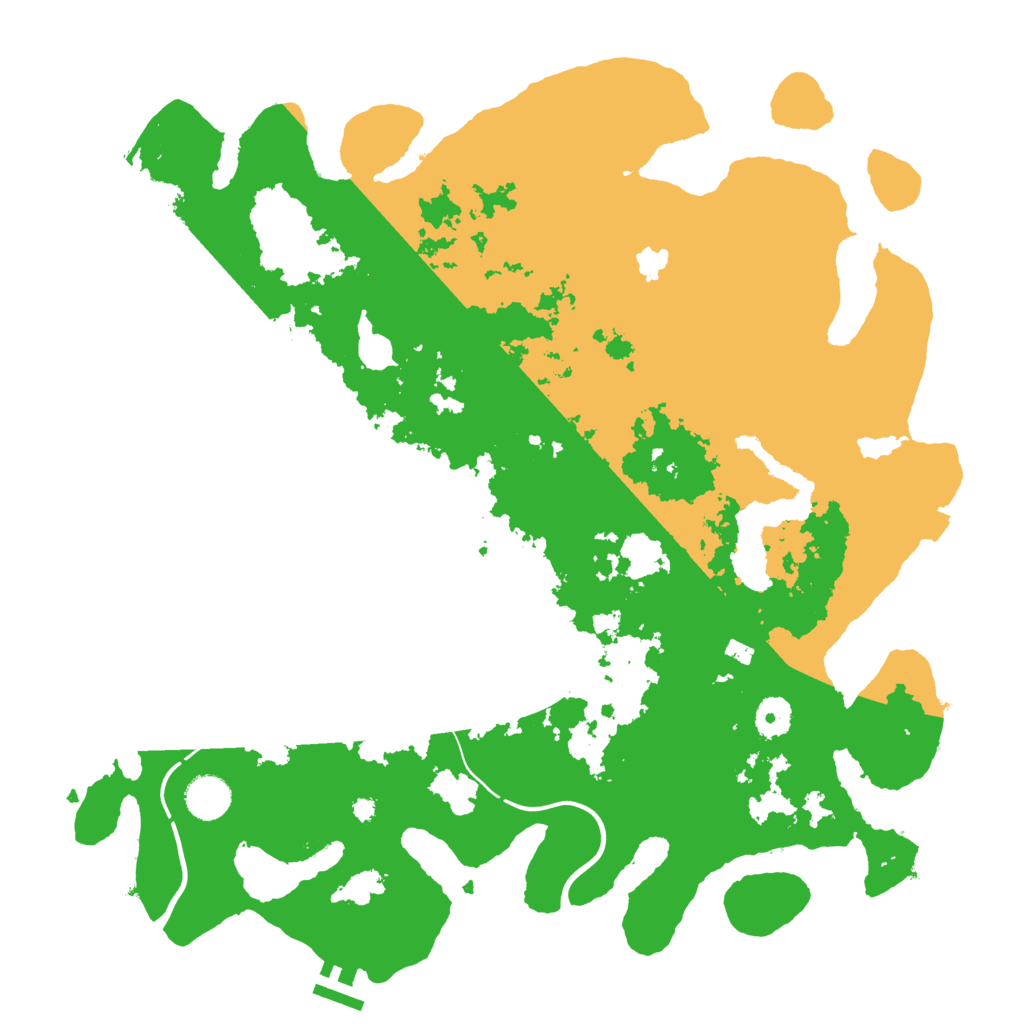 Biome Rust Map: Procedural Map, Size: 4000, Seed: 968914