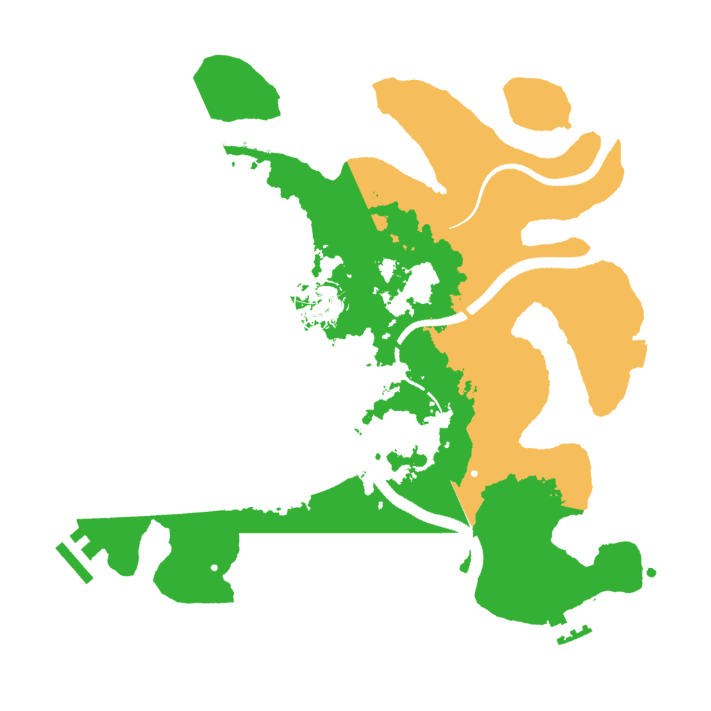 Biome Rust Map: Procedural Map, Size: 3000, Seed: 836429099