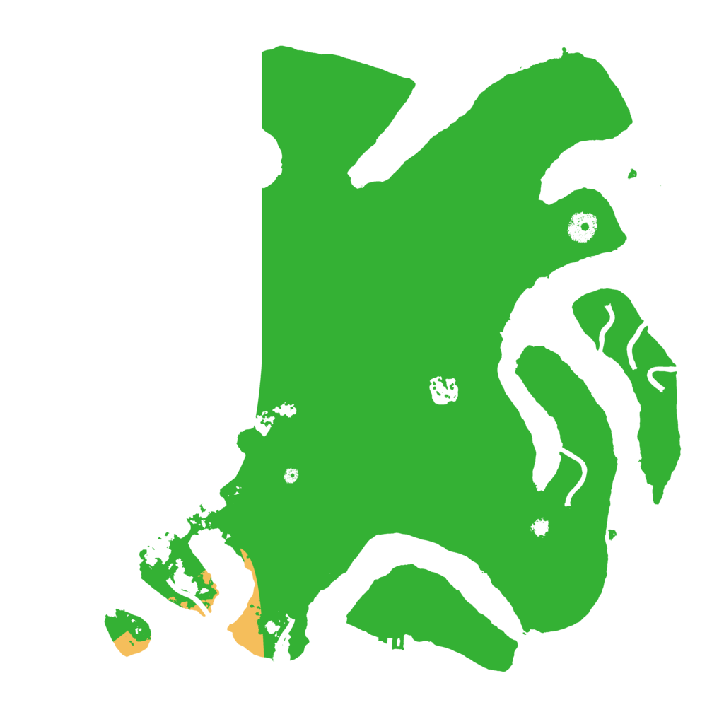 Biome Rust Map: Procedural Map, Size: 3700, Seed: 2329777