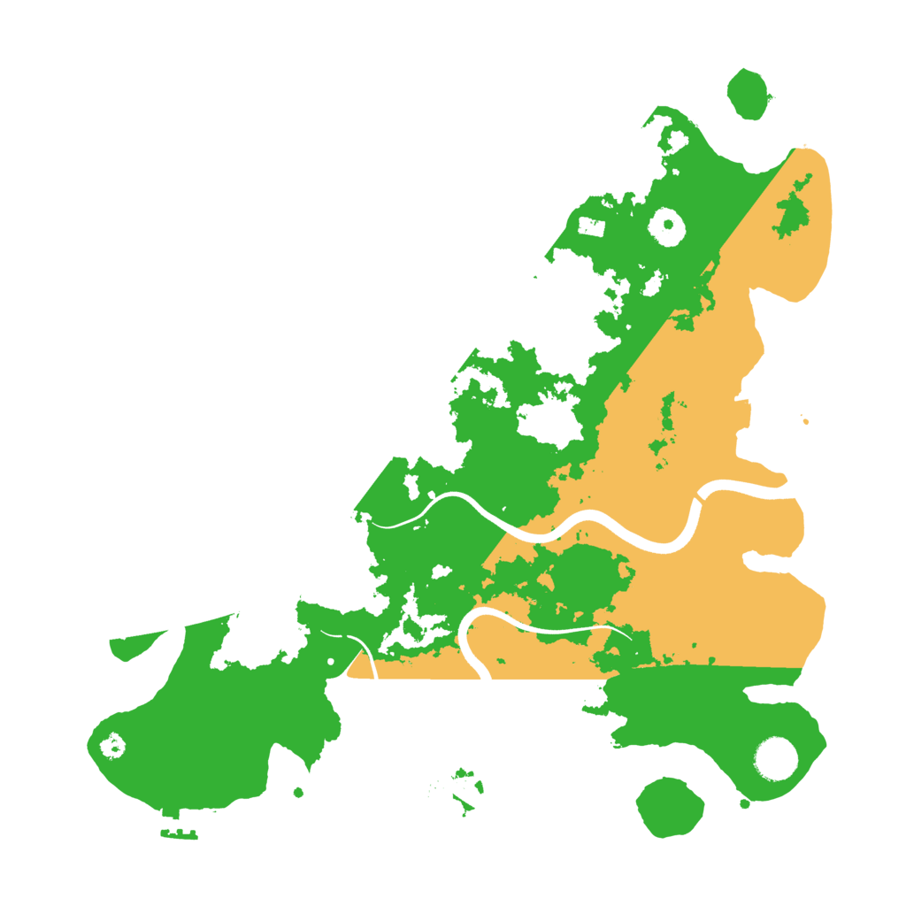 Biome Rust Map: Procedural Map, Size: 3700, Seed: 1769500
