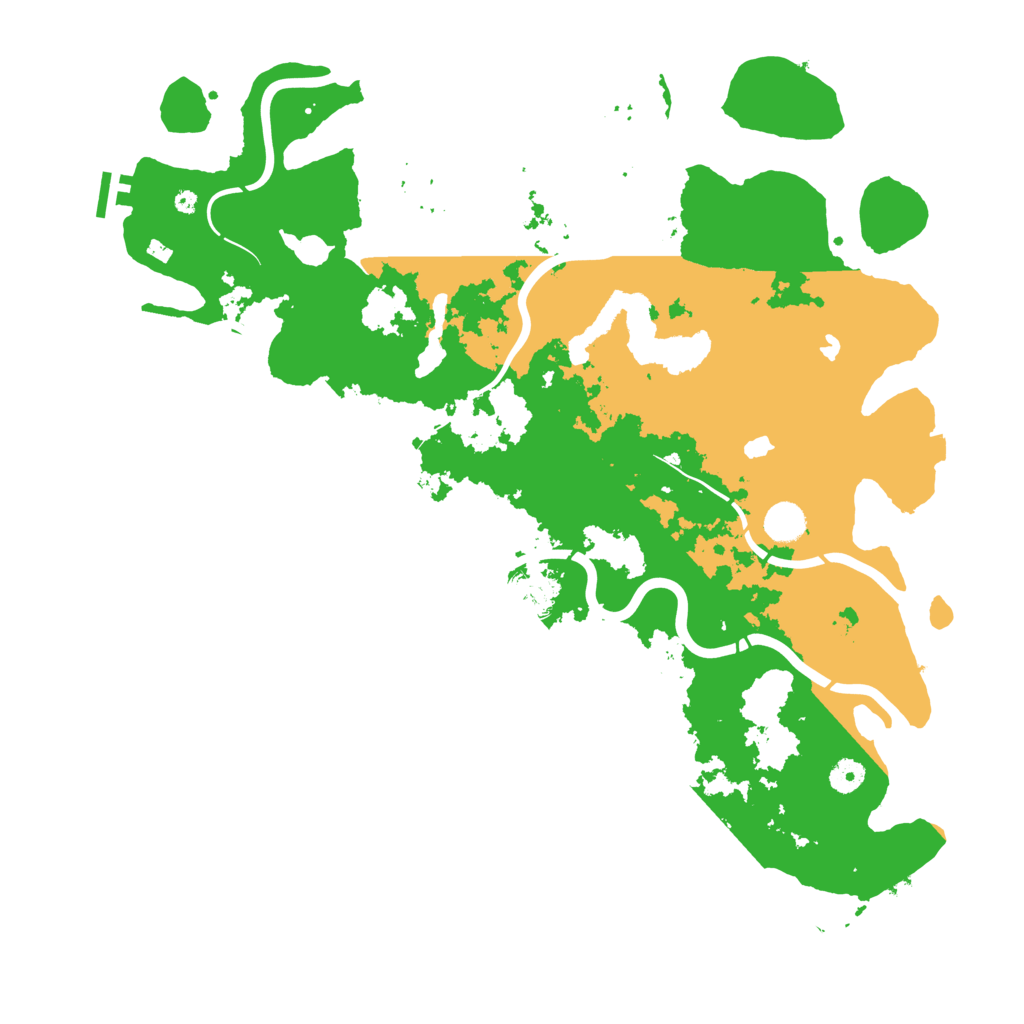 Biome Rust Map: Procedural Map, Size: 4500, Seed: 24682468
