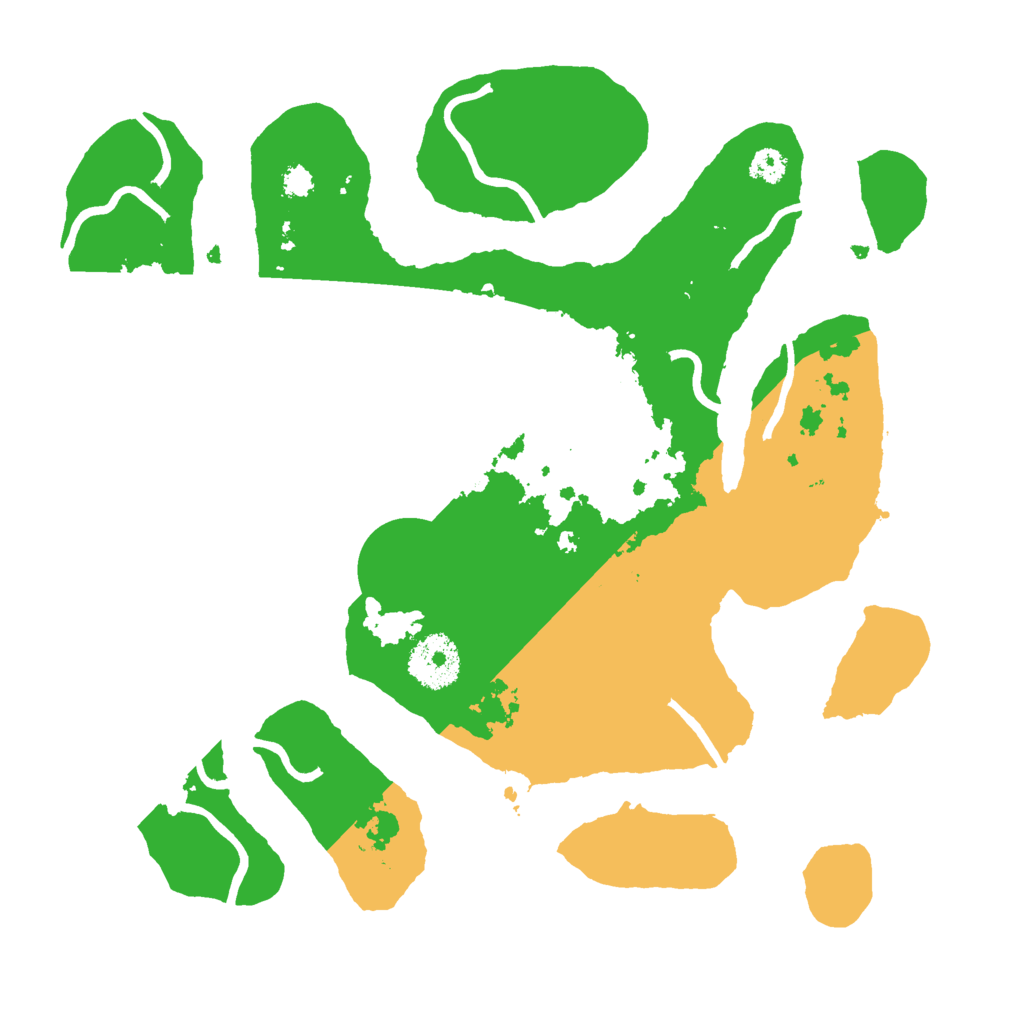 Biome Rust Map: Procedural Map, Size: 3000, Seed: 1210979593