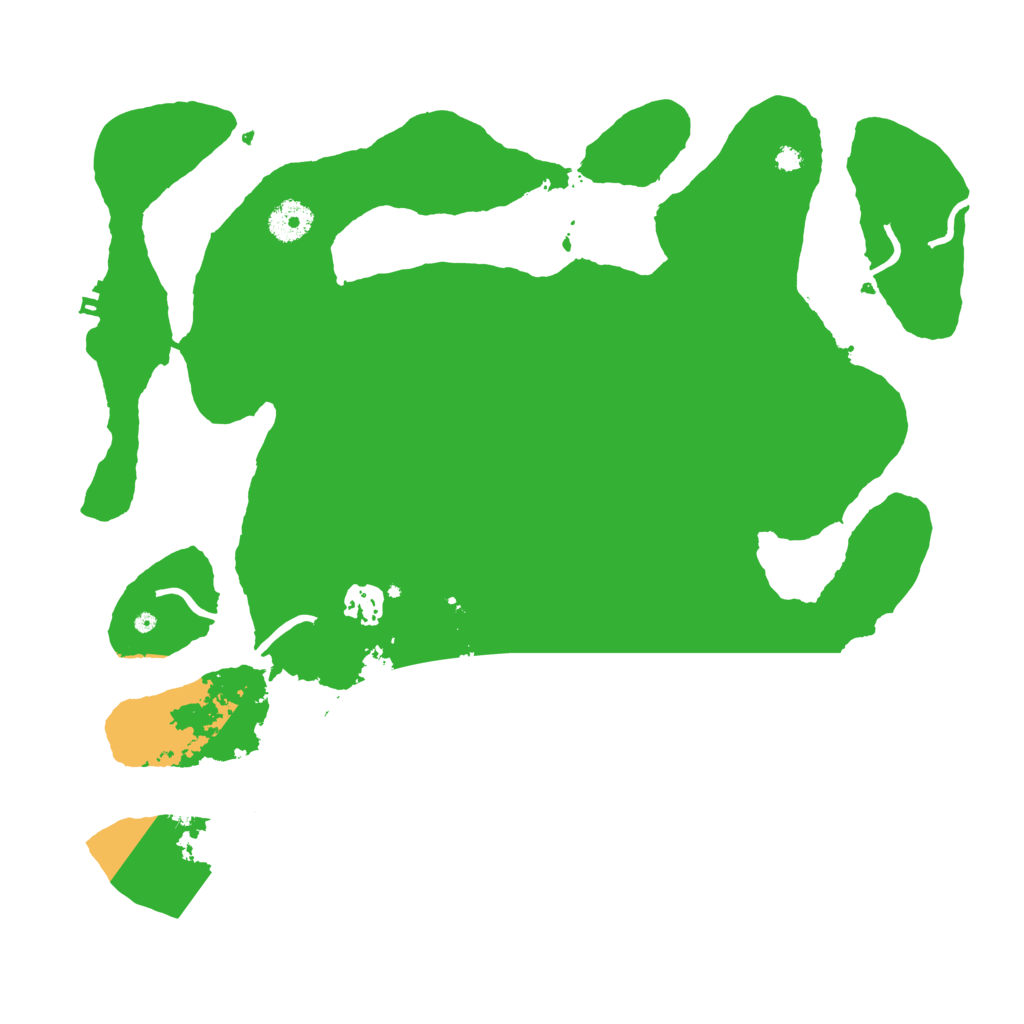 Biome Rust Map: Procedural Map, Size: 3700, Seed: 6261502