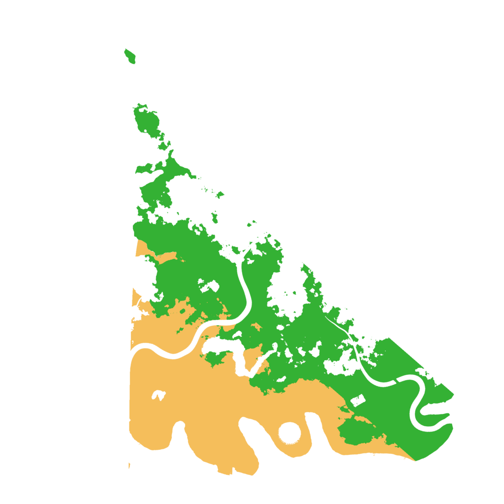 Biome Rust Map: Procedural Map, Size: 4000, Seed: 886618