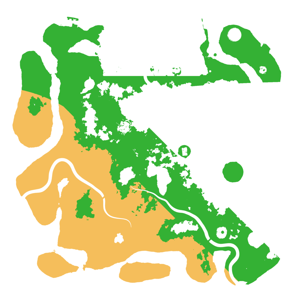 Biome Rust Map: Procedural Map, Size: 4000, Seed: 232707