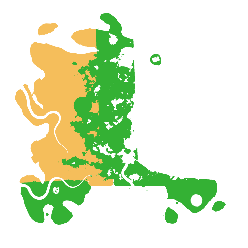 Biome Rust Map: Procedural Map, Size: 3700, Seed: 5914234