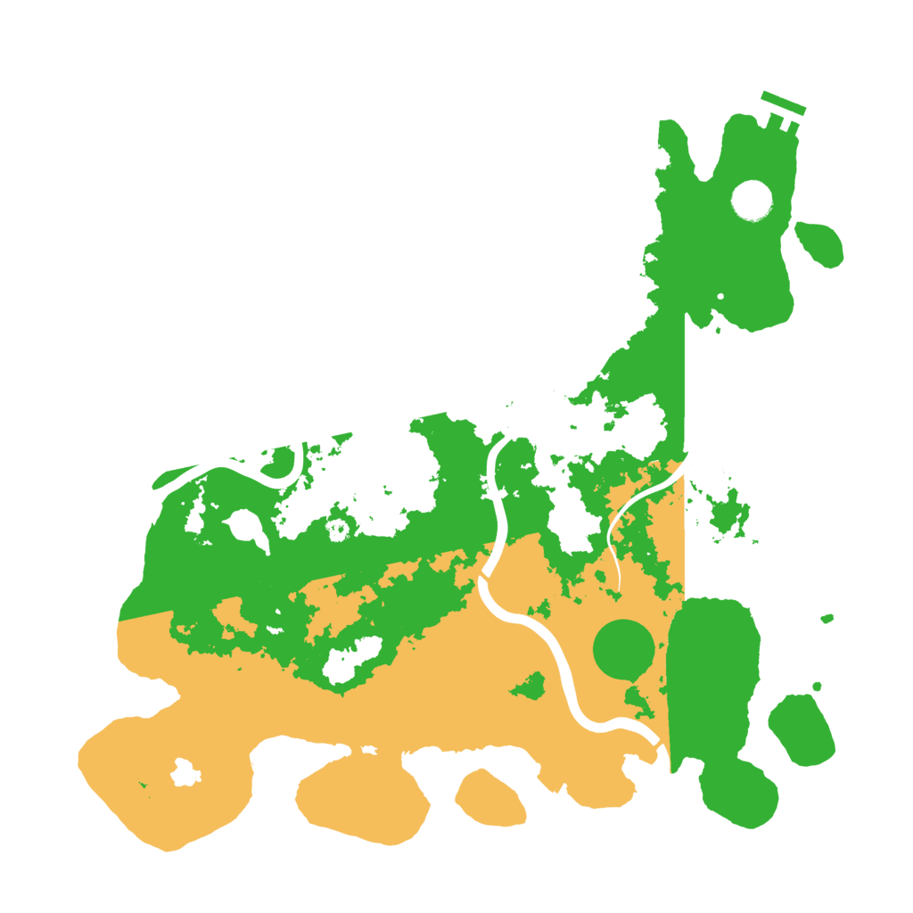 Biome Rust Map: Procedural Map, Size: 4000, Seed: 779155