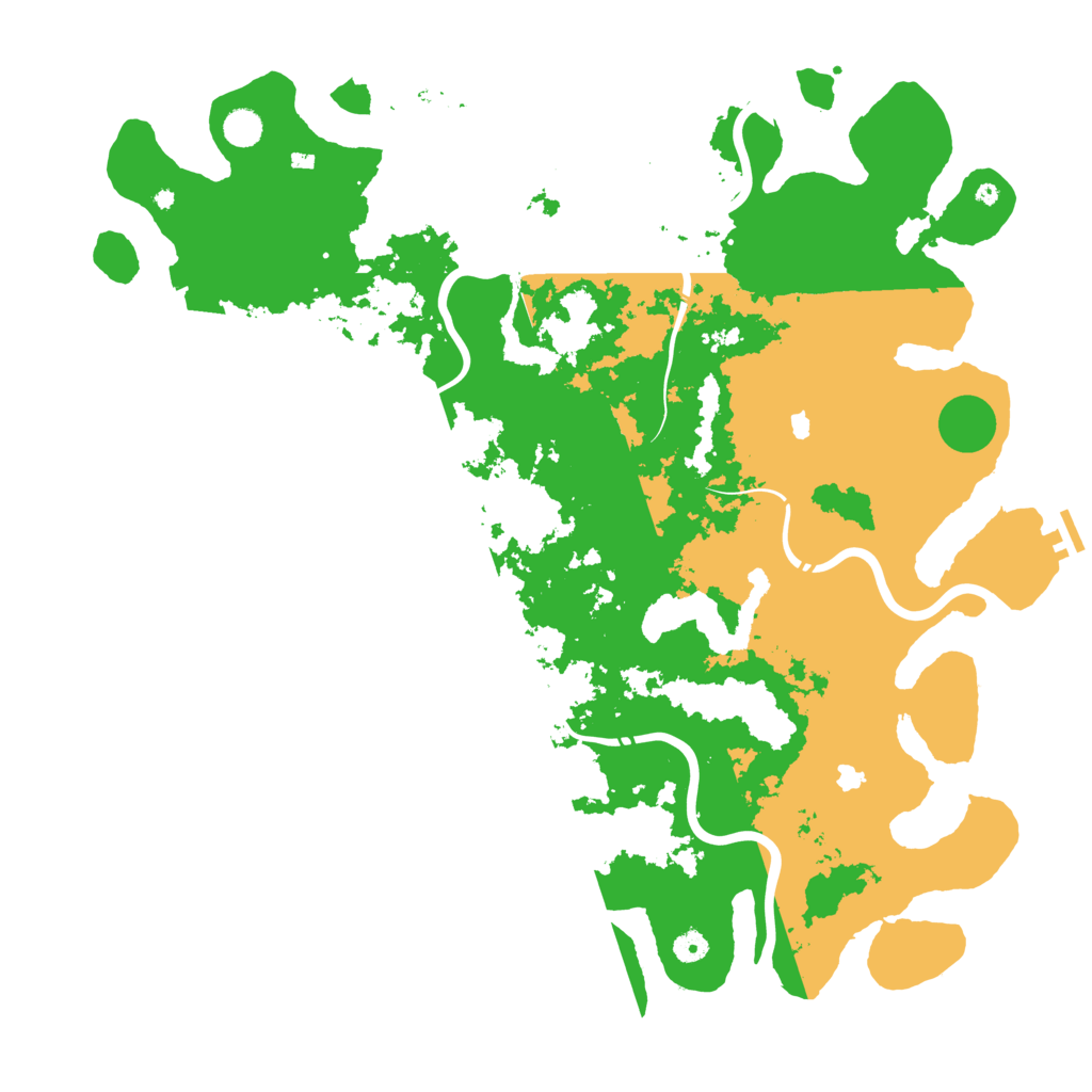 Biome Rust Map: Procedural Map, Size: 5000, Seed: 106767065