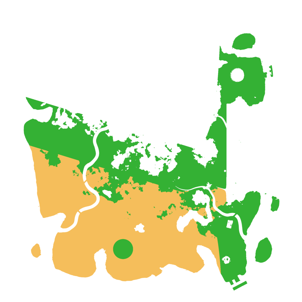 Biome Rust Map: Procedural Map, Size: 4000, Seed: 3053640