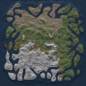 Thumbnail Rust Map: Procedural Map, Size: 6000, Seed: 1567560904, 19 Monuments