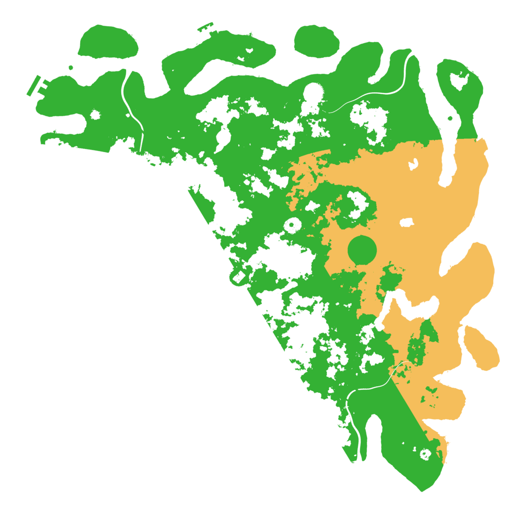 Biome Rust Map: Procedural Map, Size: 4700, Seed: 143578