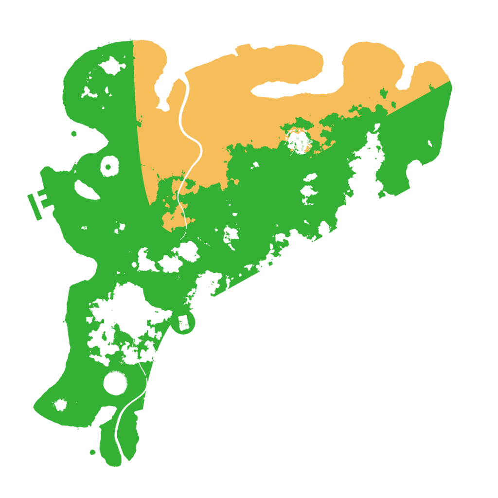 Biome Rust Map: Procedural Map, Size: 3700, Seed: 2836744