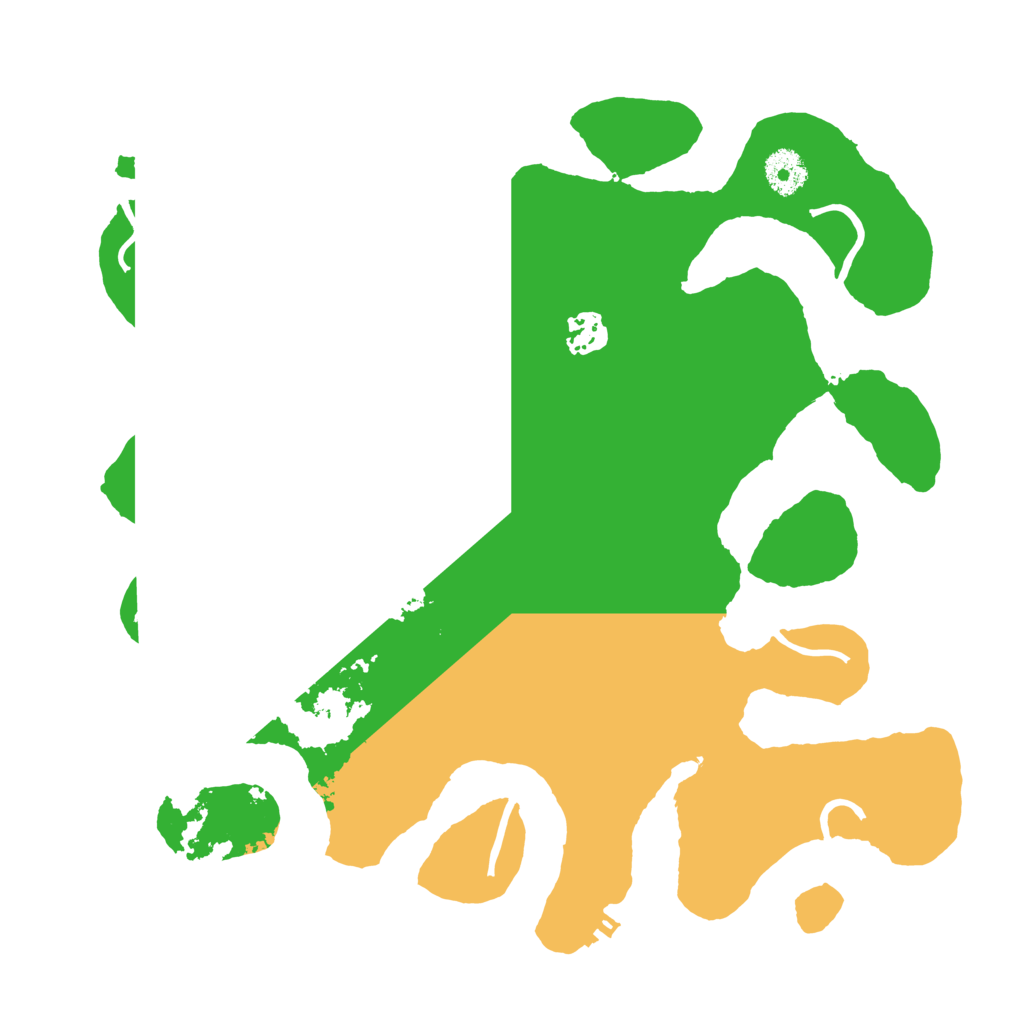 Biome Rust Map: Procedural Map, Size: 3550, Seed: 38721