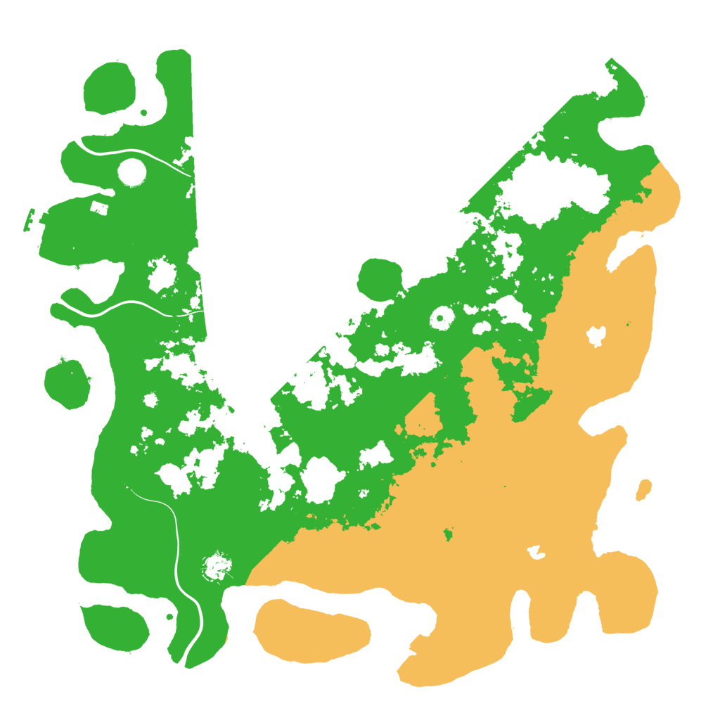 Biome Rust Map: Procedural Map, Size: 4500, Seed: 63965987