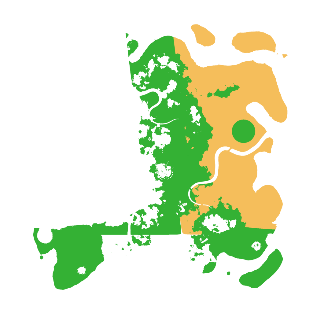 Biome Rust Map: Procedural Map, Size: 3550, Seed: 618295