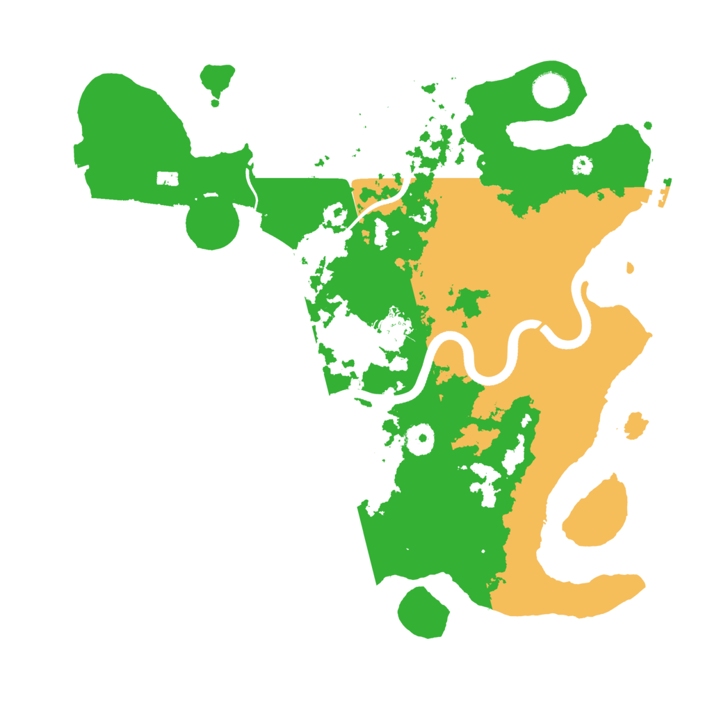 Biome Rust Map: Procedural Map, Size: 3550, Seed: 867775