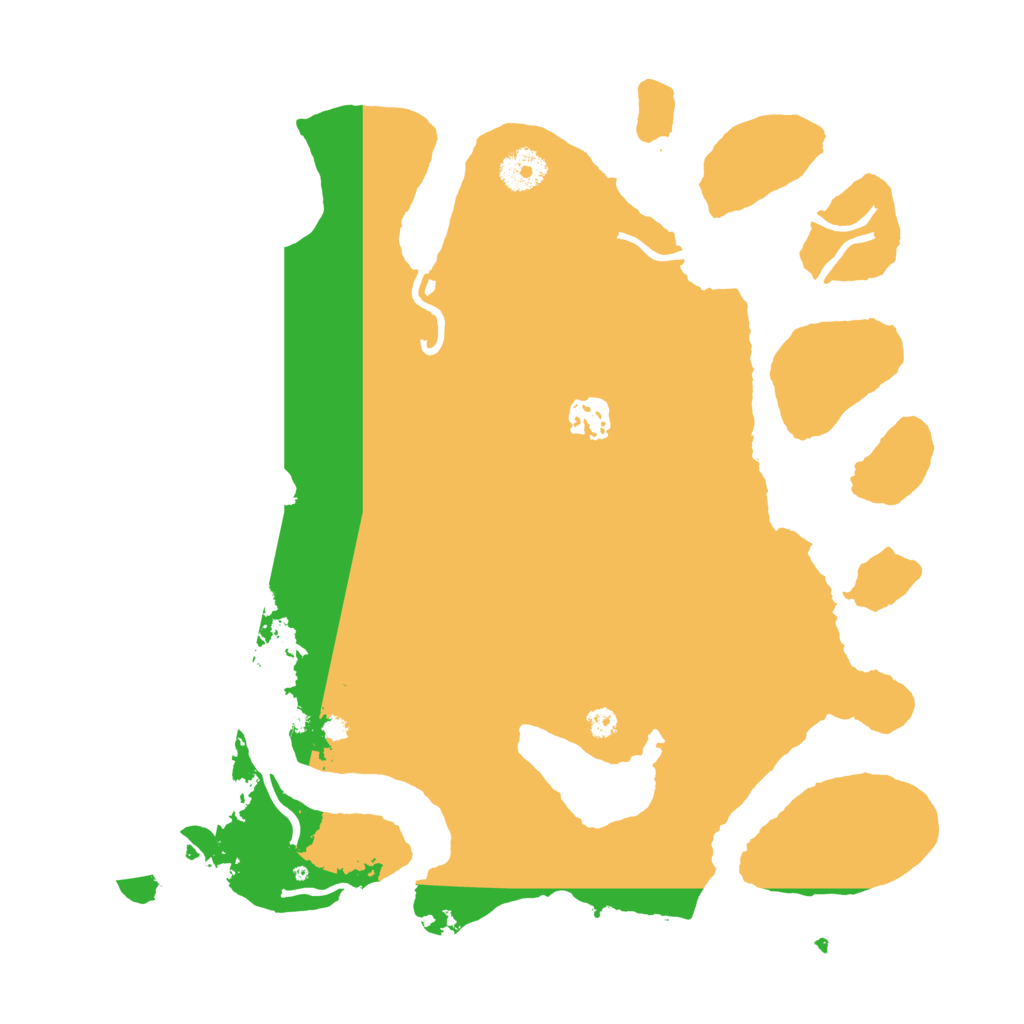 Biome Rust Map: Procedural Map, Size: 3500, Seed: 1841407142
