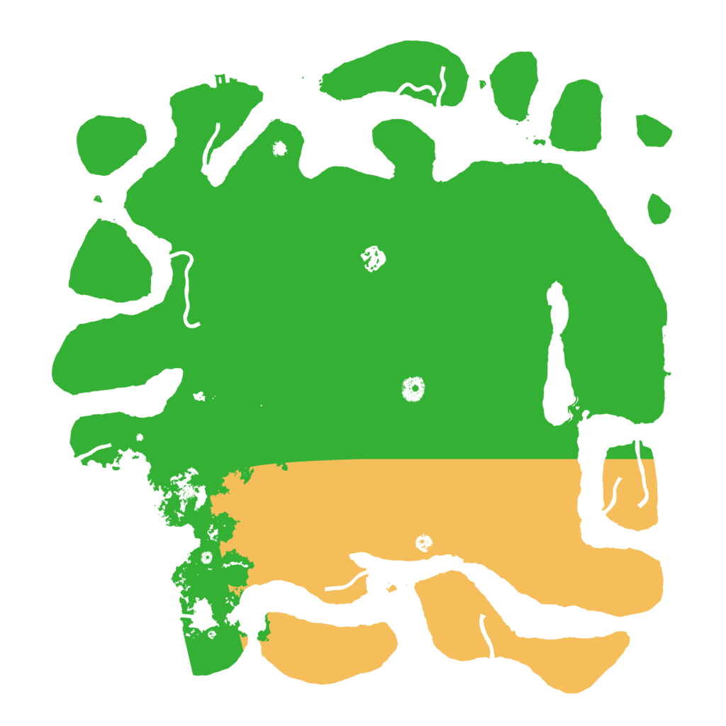 Biome Rust Map: Procedural Map, Size: 4500, Seed: 1290676