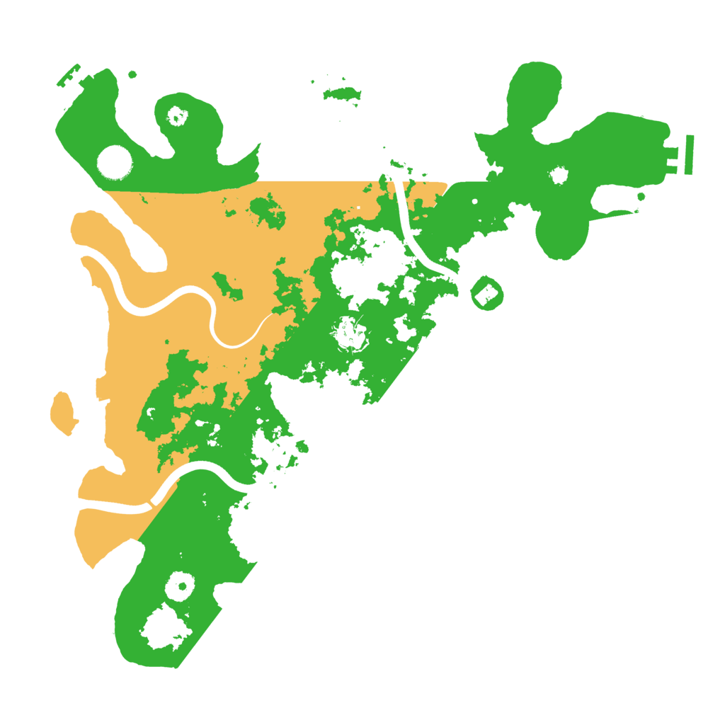 Biome Rust Map: Procedural Map, Size: 3700, Seed: 771596151