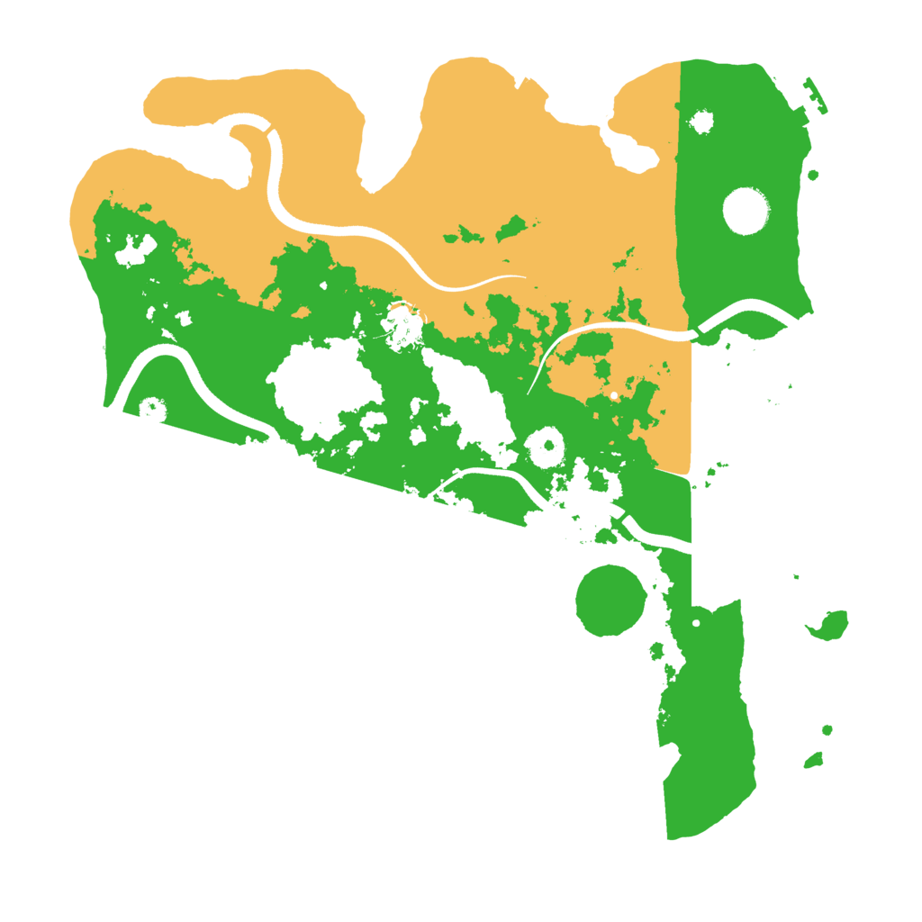 Biome Rust Map: Procedural Map, Size: 3550, Seed: 406963