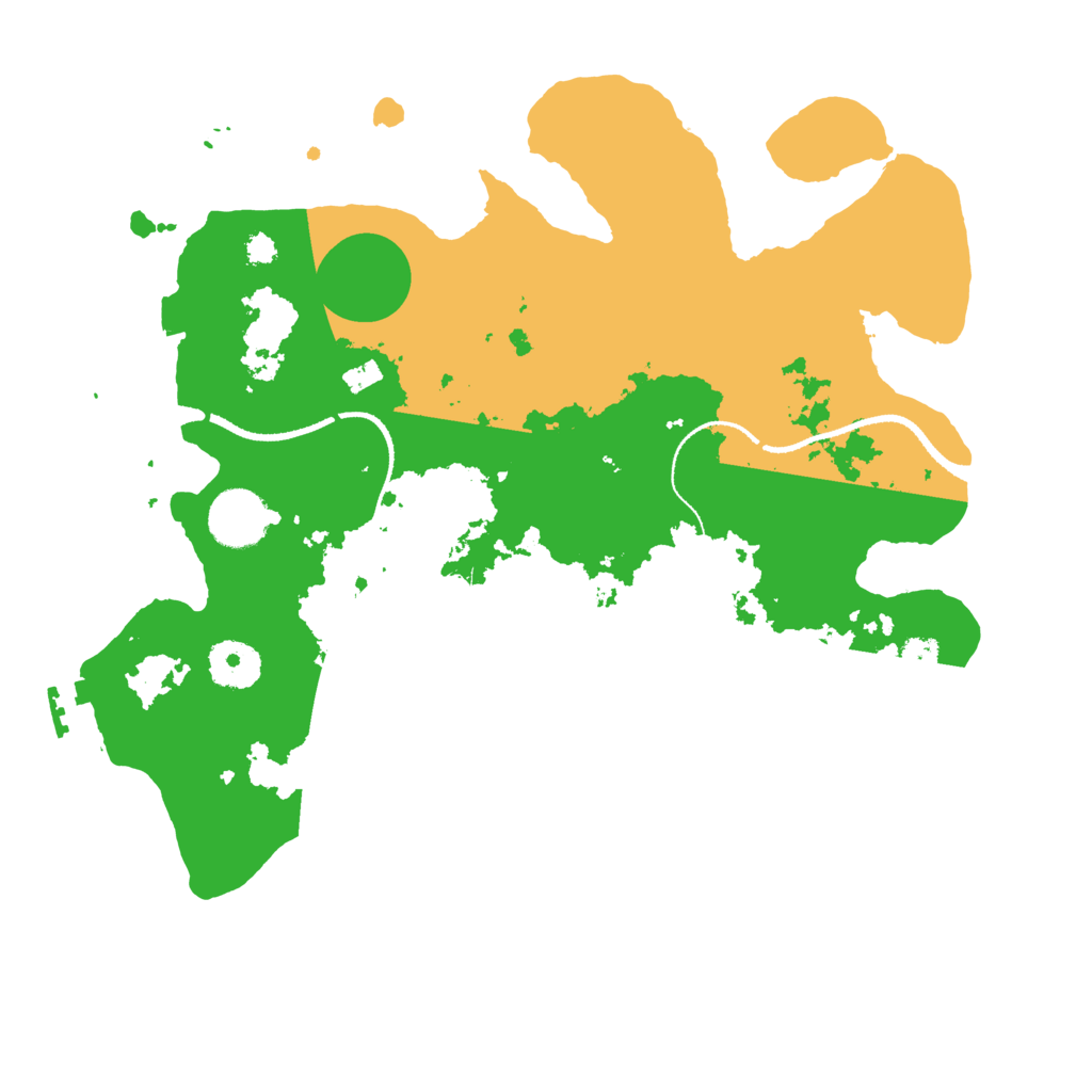 Biome Rust Map: Procedural Map, Size: 3250, Seed: 1489761254