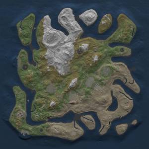 Thumbnail Rust Map: Procedural Map, Size: 4000, Seed: 227, 18 Monuments