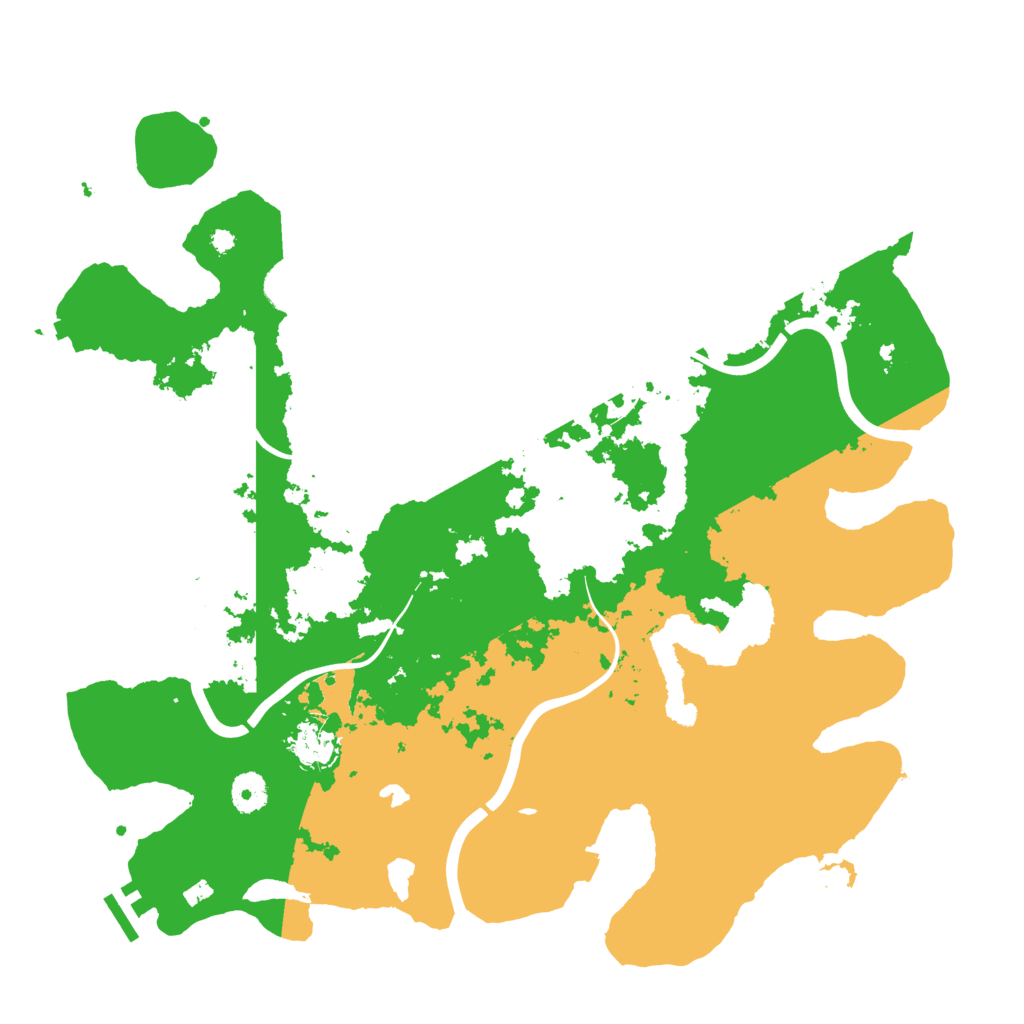 Biome Rust Map: Procedural Map, Size: 4000, Seed: 590736