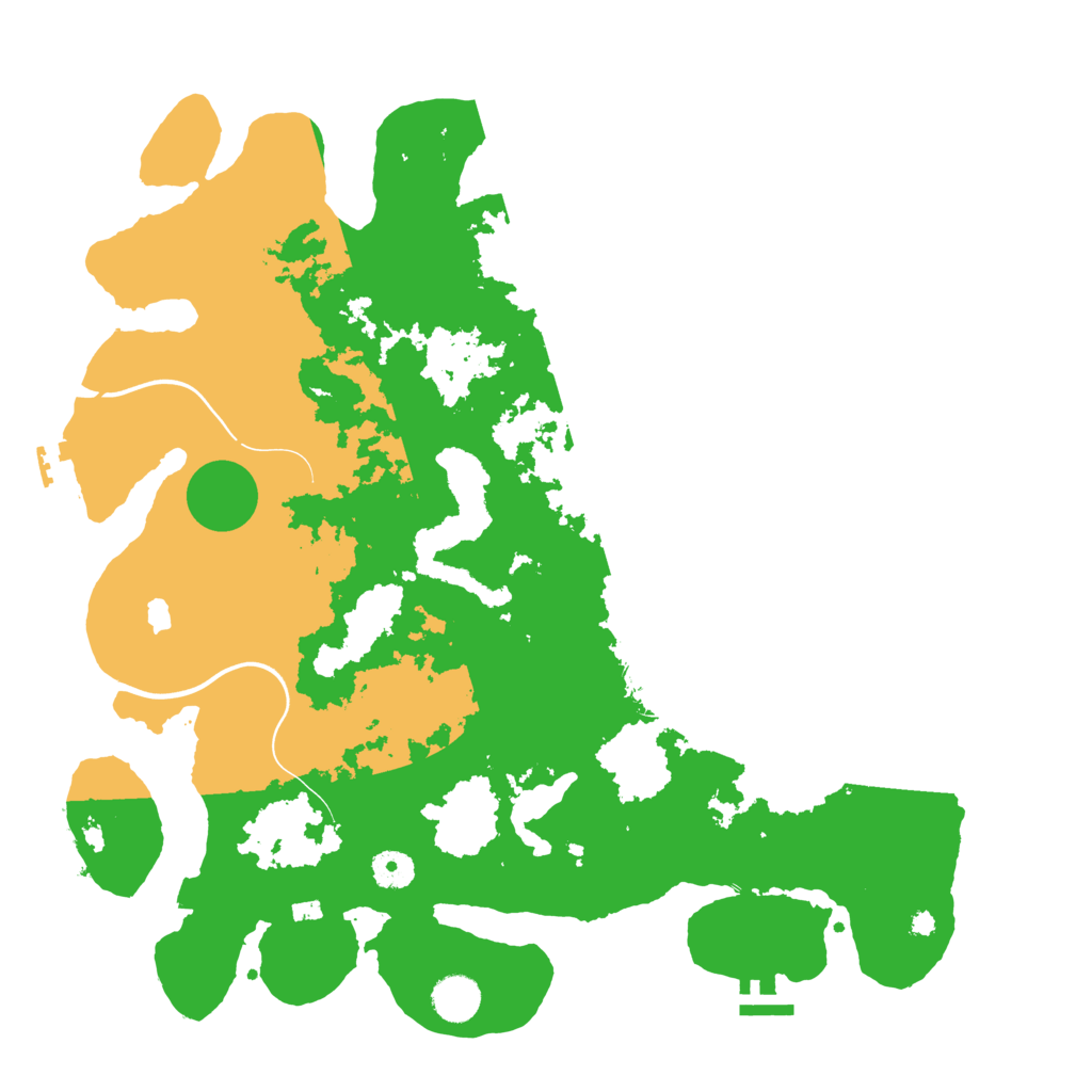 Biome Rust Map: Procedural Map, Size: 4050, Seed: 254324219