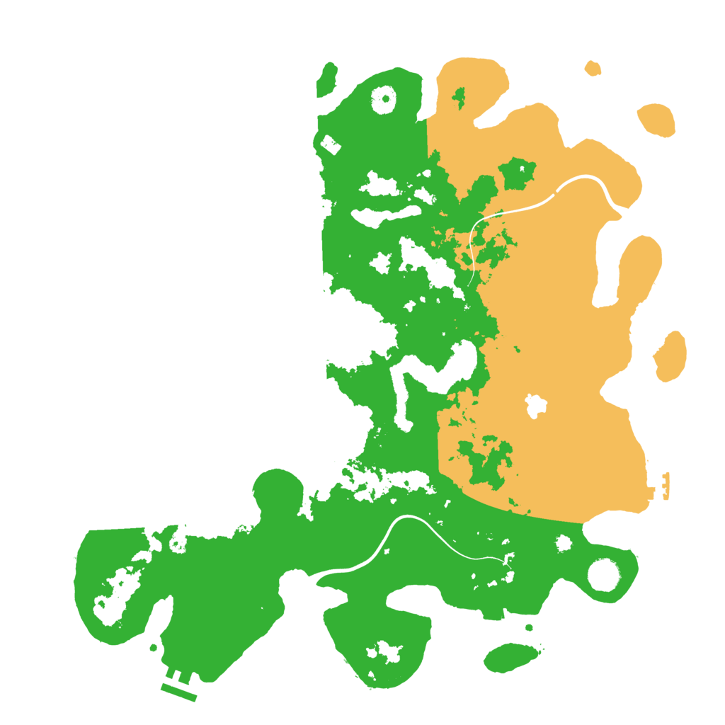 Biome Rust Map: Procedural Map, Size: 4000, Seed: 12919