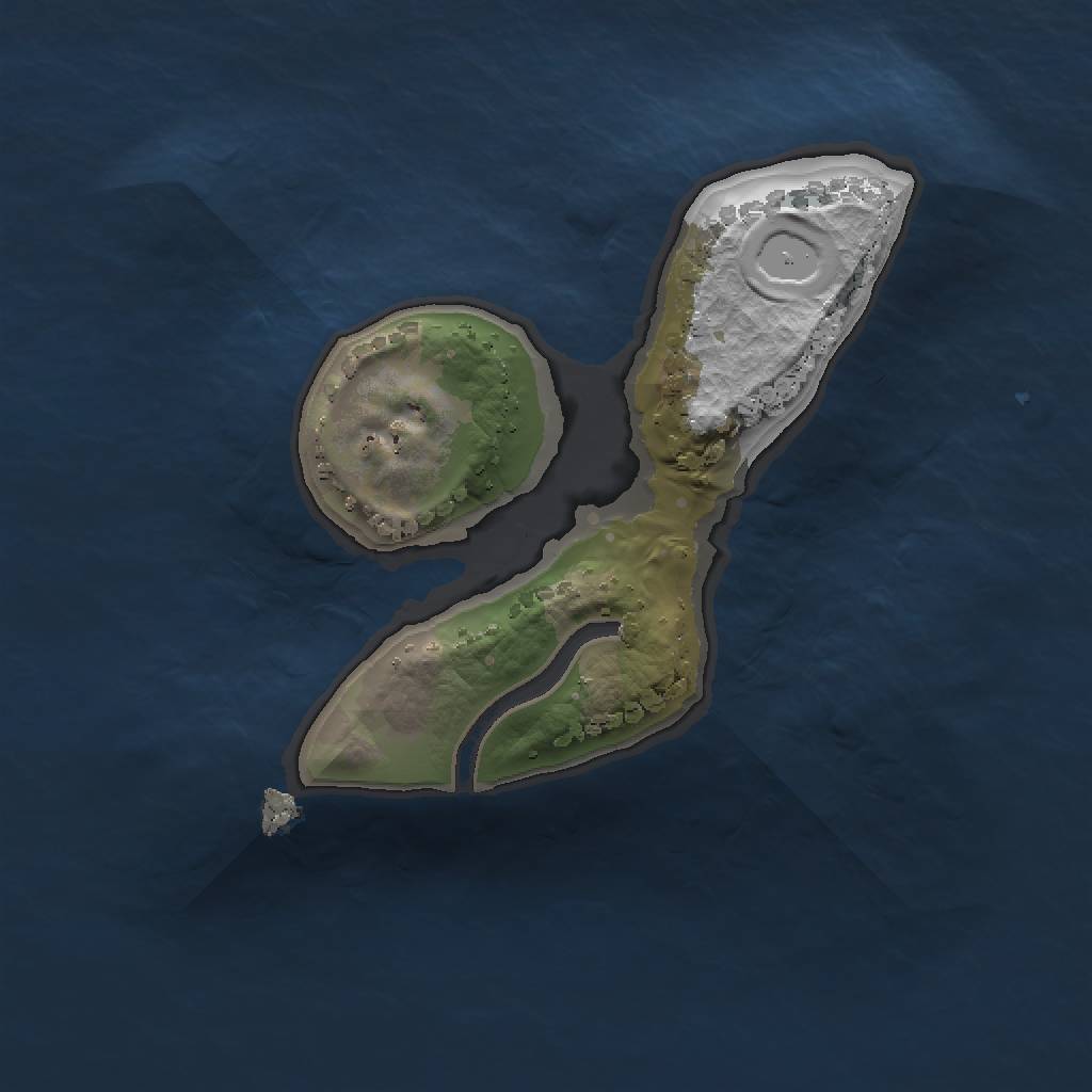 Rust Map: Procedural Map, Size: 1300, Seed: 65371112, 4 Monuments