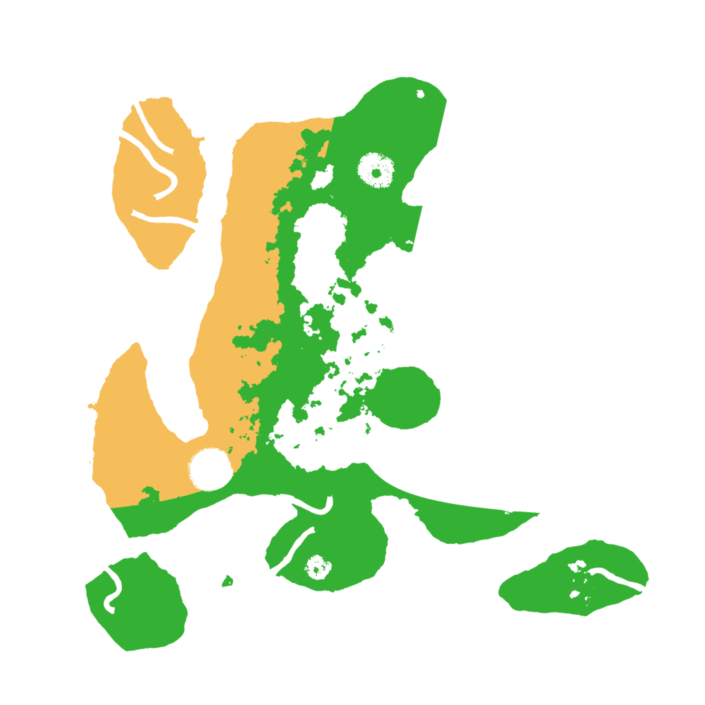 Biome Rust Map: Procedural Map, Size: 3000, Seed: 835768494