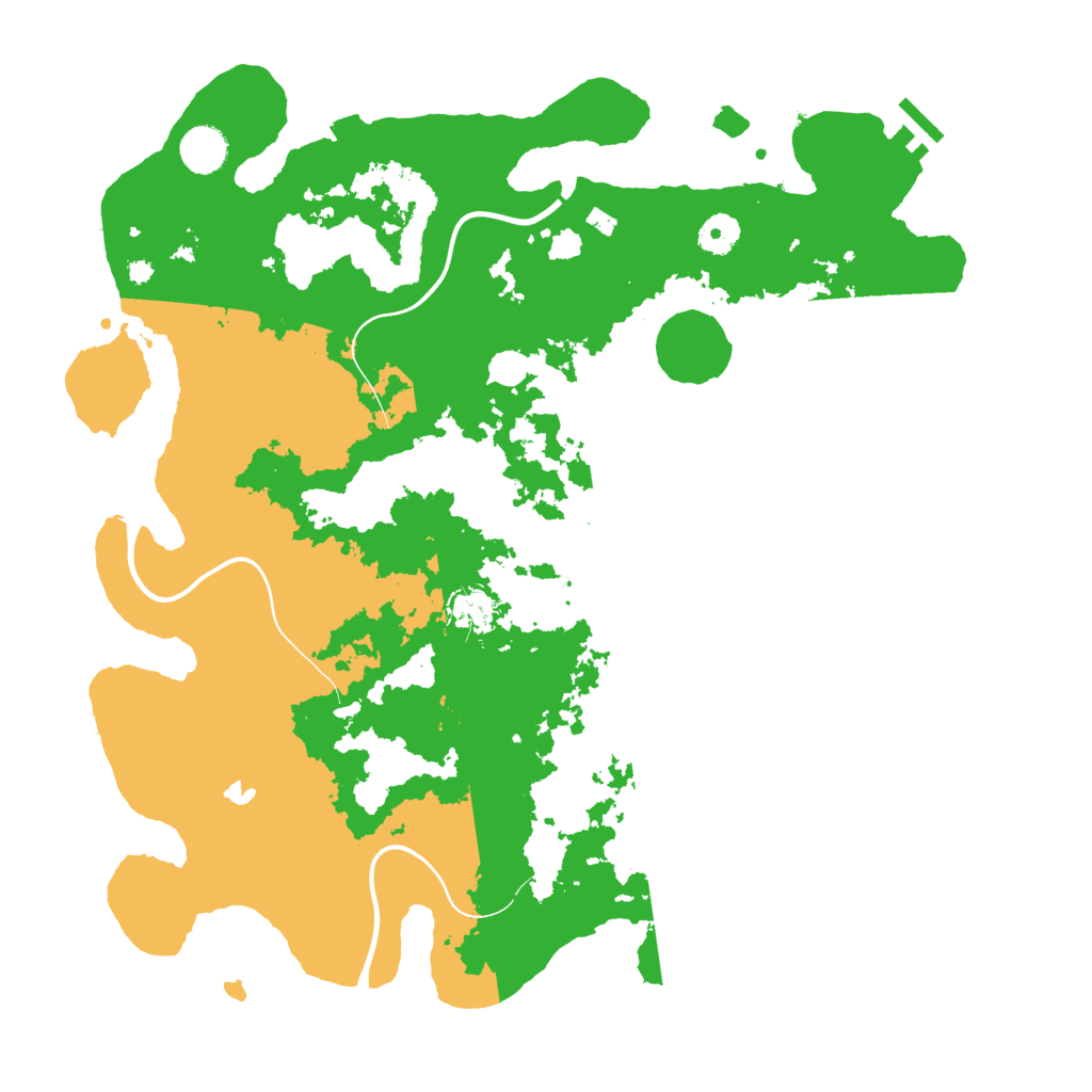 Biome Rust Map: Procedural Map, Size: 4050, Seed: 1164909935