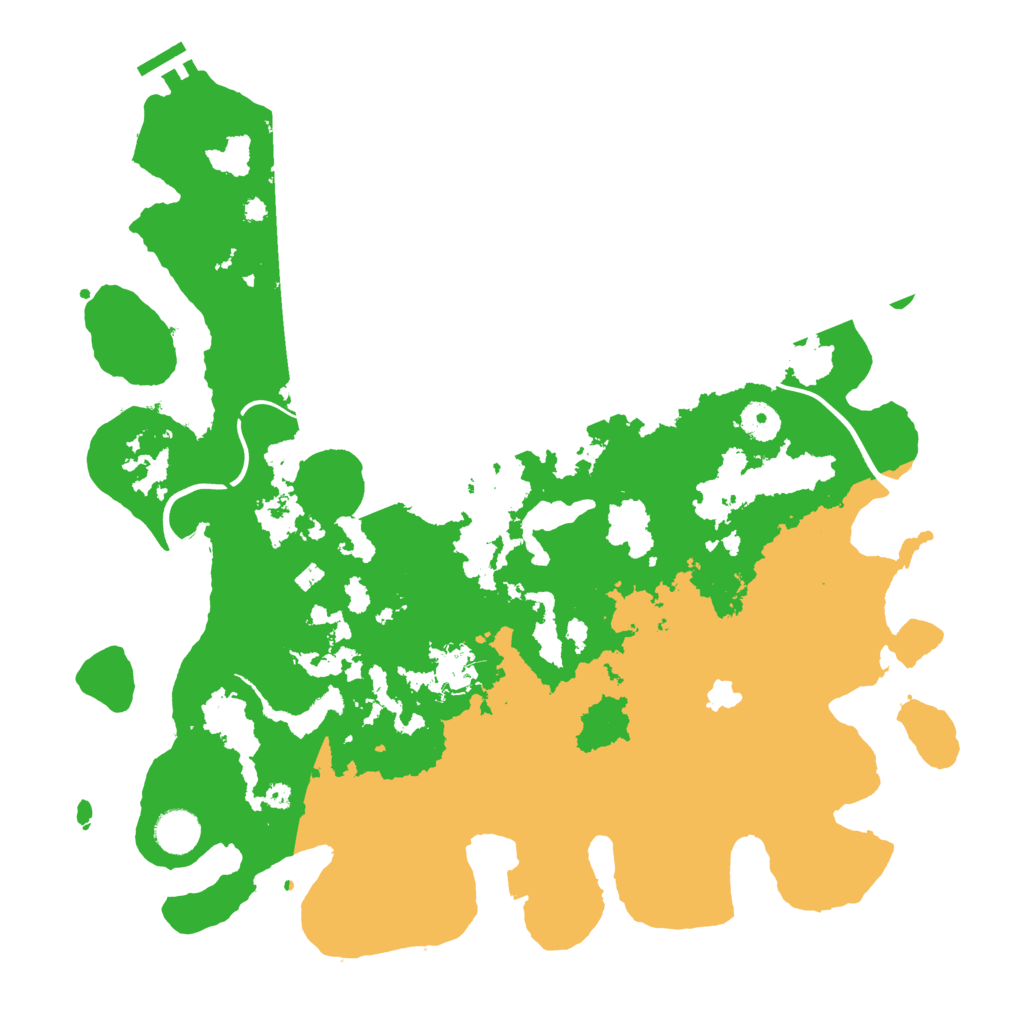 Biome Rust Map: Procedural Map, Size: 4000, Seed: 53494