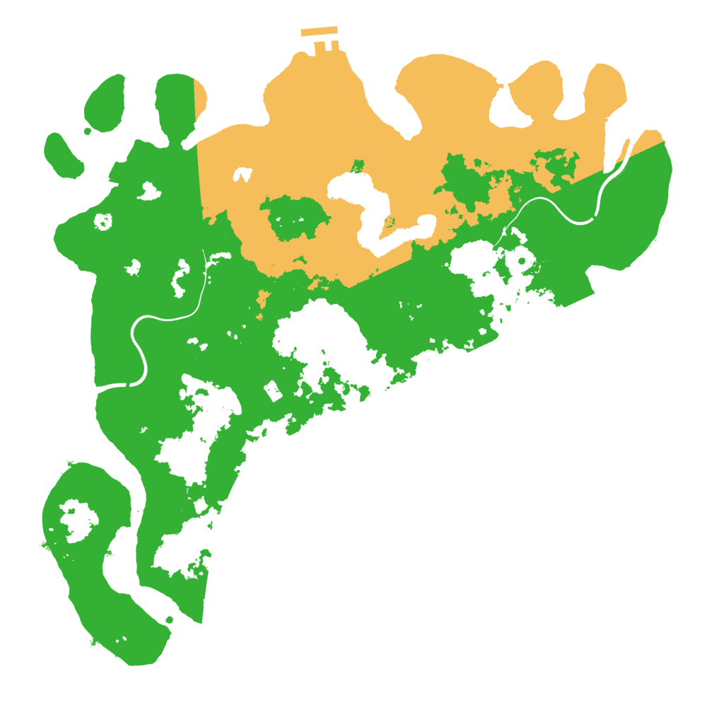 Biome Rust Map: Procedural Map, Size: 4000, Seed: 16091979